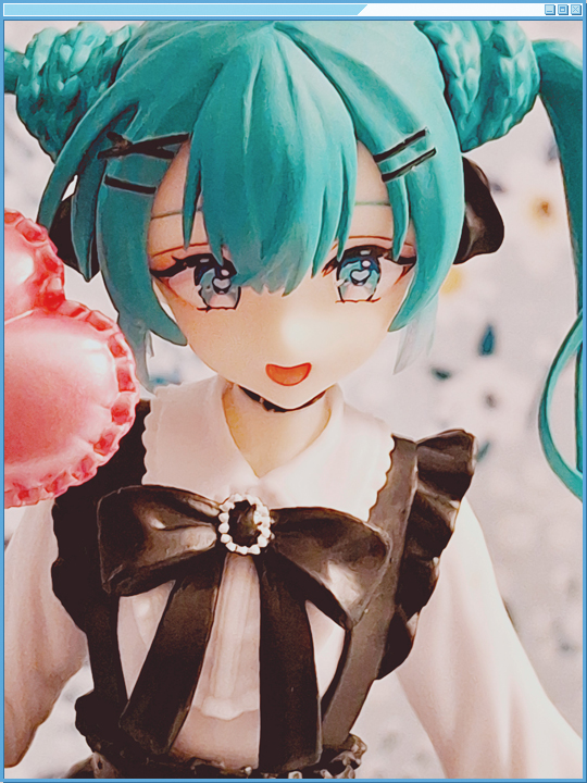 Subculture Miku Close up shot