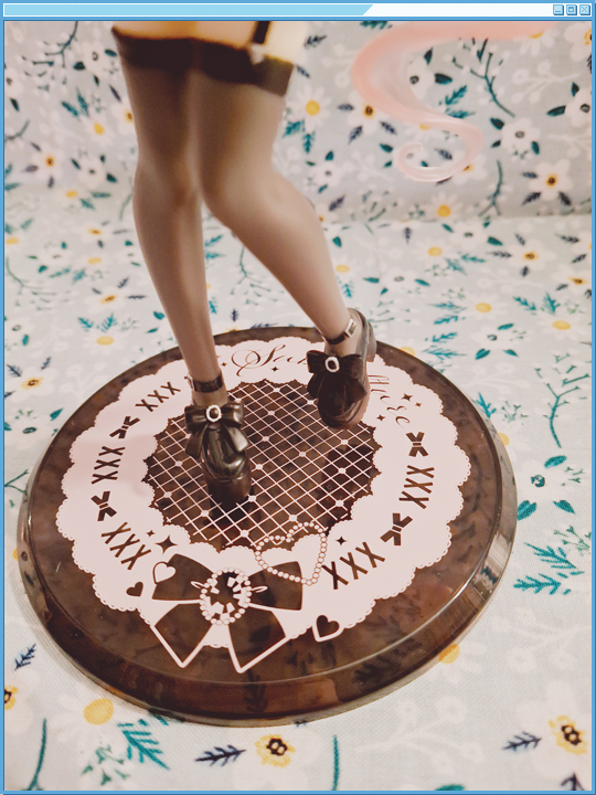 Closeup of her Stockings