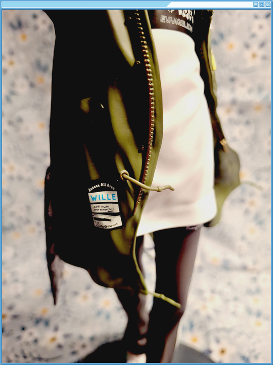 The back of her head