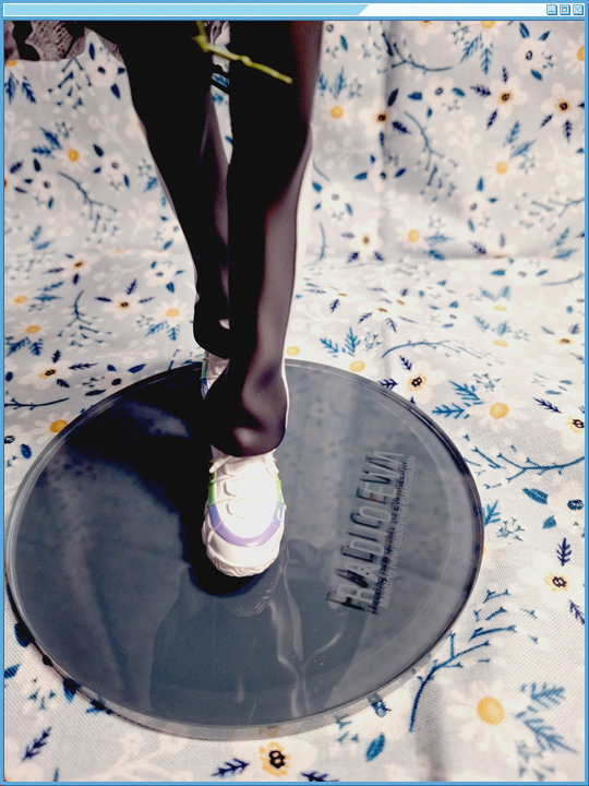 Closeup of her Stockings