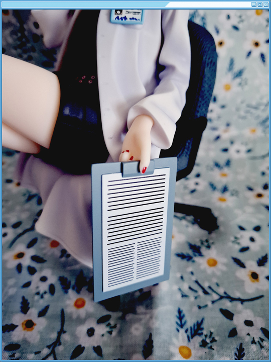 Close up of the clipboard