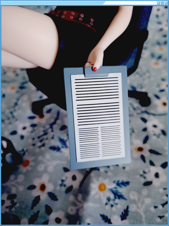 Another shot of Takemi's clipboard