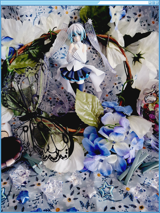 Decorated photo of Miku
