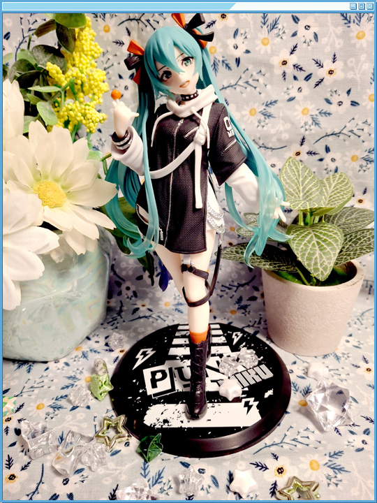 Decorated photo of Miku