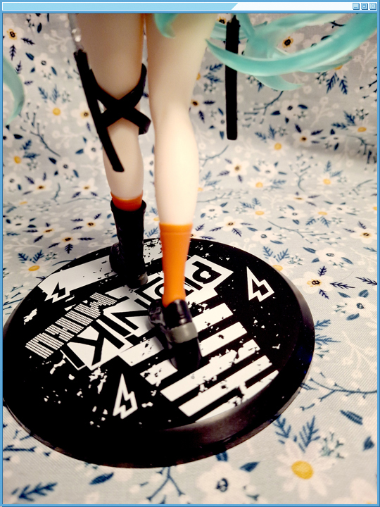 A shot of his pants, belt, and kneepads