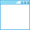 100x100 Journal Icon Frame in Blue
