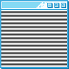 100x100 icon with drop shadow and scanline effect