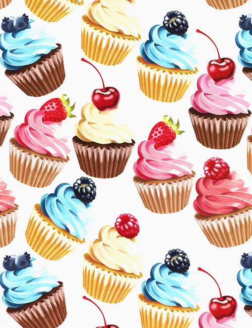 Multicolored Cupcakes