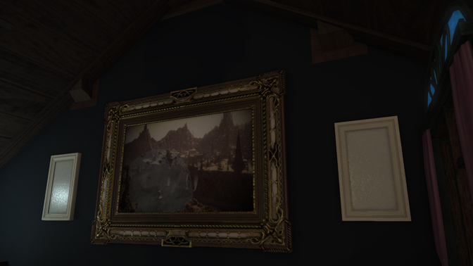 This is where I'd put my Alexander Portrait, if we had one...