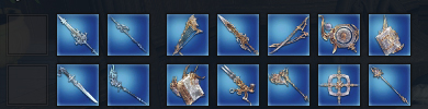 My stash of ultimate weapons