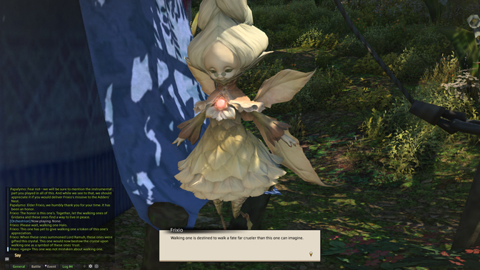 Frixio's parting remark