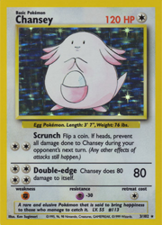 Base Chansey Holo Rare