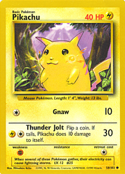 Base Pikachu Common