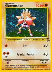 Base Set 2 Hitmonchan Holo Rare