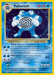 Base Set 2 Poliwrath Holo Rare