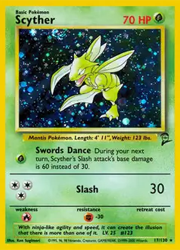 Base Set 2 Scyther Holo Rare