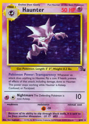 Fossil Haunter Holo Rare