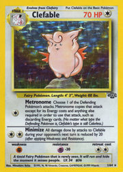 Jungle Clefable Holo Rare