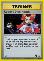 Team Rocket 'Rocket's Sneak Attack' Holo Rare