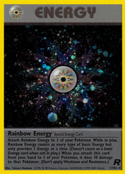 Team Rocket Rainbow Energy Holo Rare