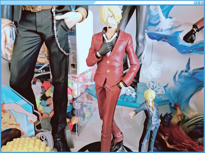 Honestly, I really love this little prize fig. I don't get sick of this outfit. I love it. 'It's just another suit' I don't care. Whatifitwaspurple.jpg but it's not purple, it's maroon.
