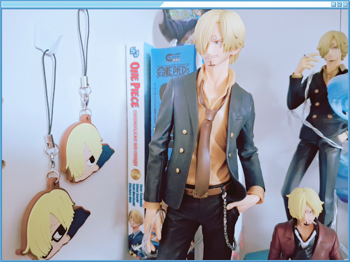 Handsome man who is also very expensive, very annoying to find these days, and will have you going up for bid against several people where you just lose. What a fun time. He is technically the 4th most expensive figure here, and he's a Kuji.