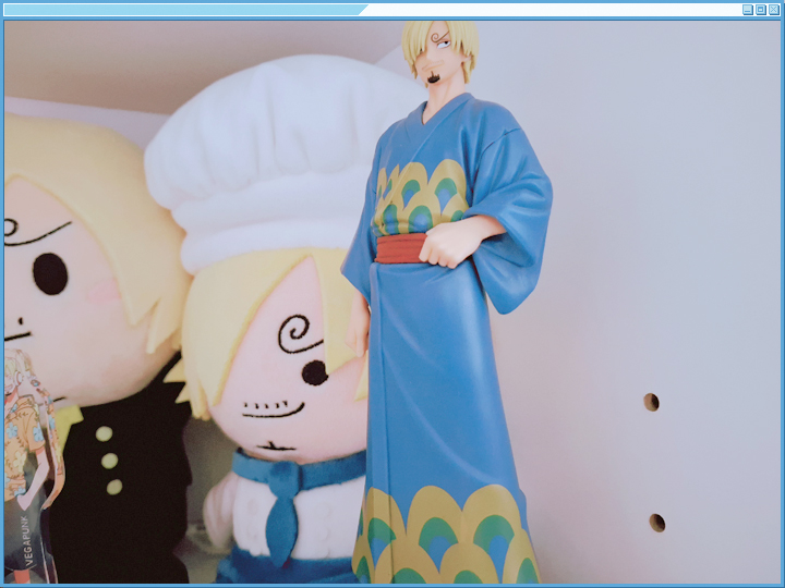 Yukata figure is actually so cute. My only gripe is that they didn't keep his bandages. I thought they were a really cute touch.