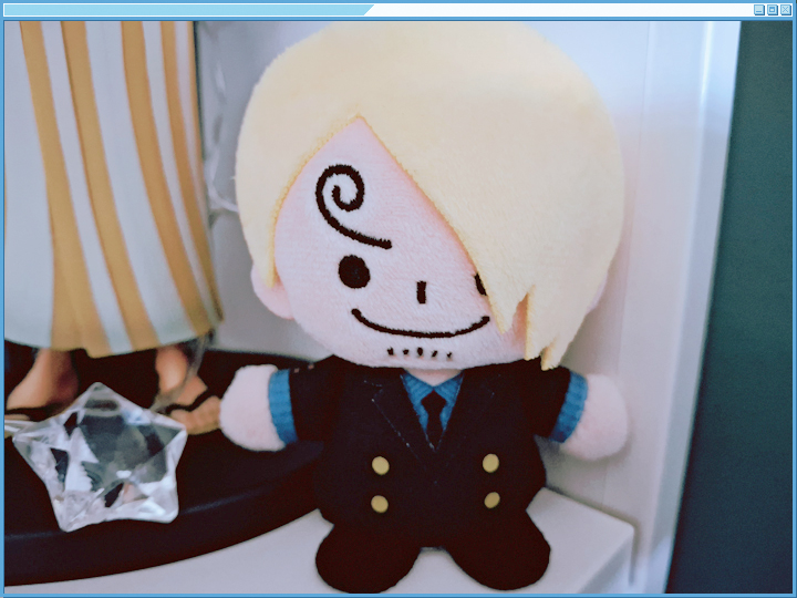 I saw the base shop finger puppet plush keychains and I had to have him. He hangs out on my purse. His little clip is heart shaped. I care him so much.
